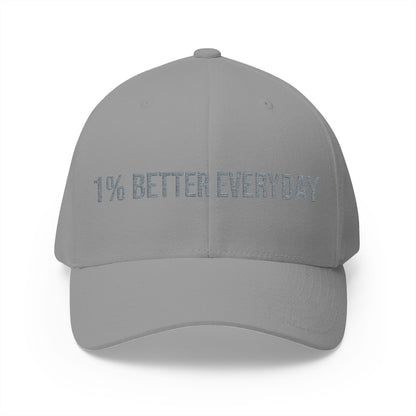 1% Better Everyday Embroidered Closed-Back Cap