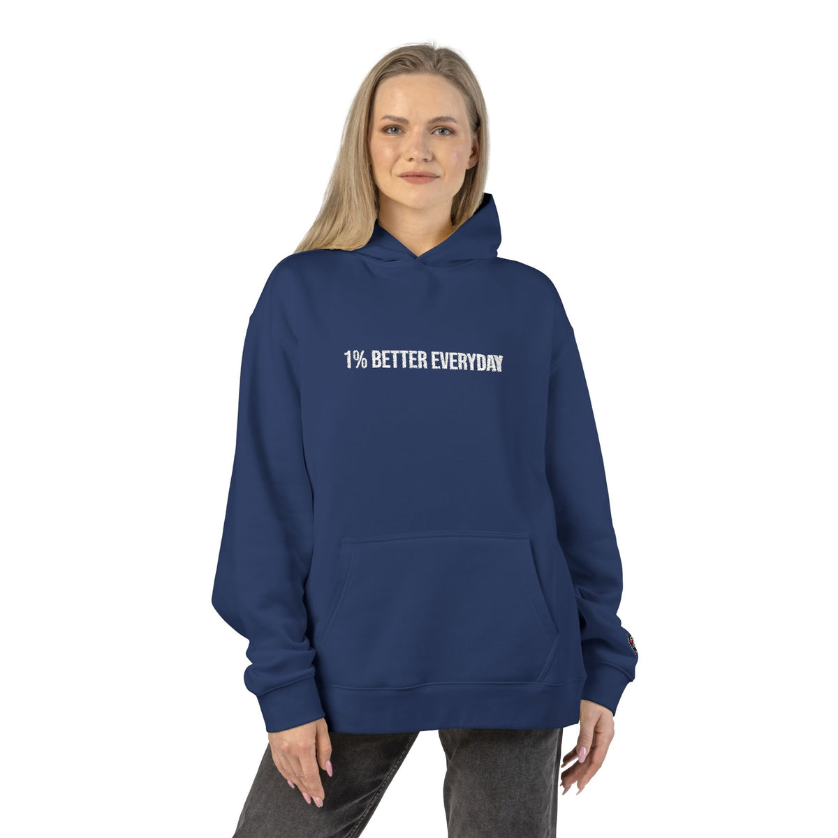 1% Better Everyday Premium Embroidered Hoodie