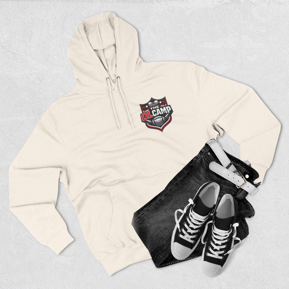 I PLAY OL Three-Panel Signature Fleece Hoodie